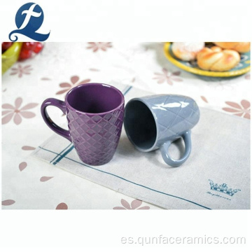 Taza de café de impresión personalizada moderna de moda con asa